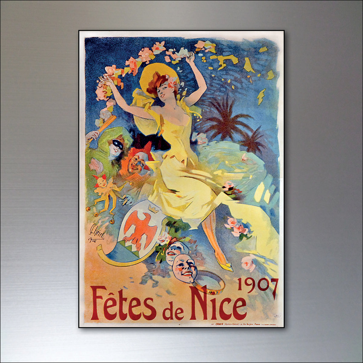 Art Nouveau Fridge Magnets | Set of 8 | No.2