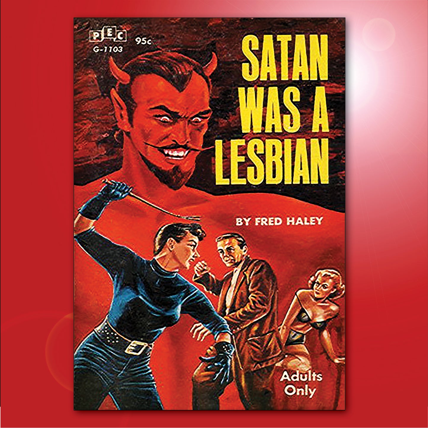 Vintage Pulp Novel Cover Art Fridge Magnets | Set of 8 | No.2