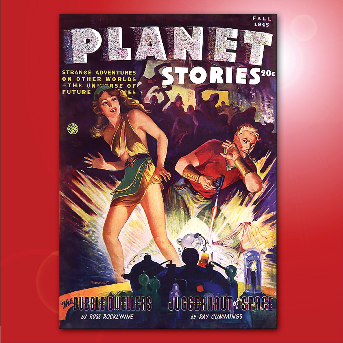 Vintage Pulp Novel Cover Art Fridge Magnets | Set of 8 | No.2