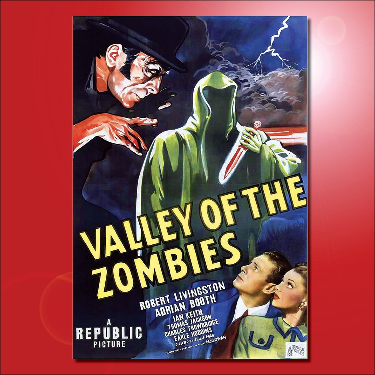Classic B Movie Film Poster Fridge Magnets | Set of 8 | No.1