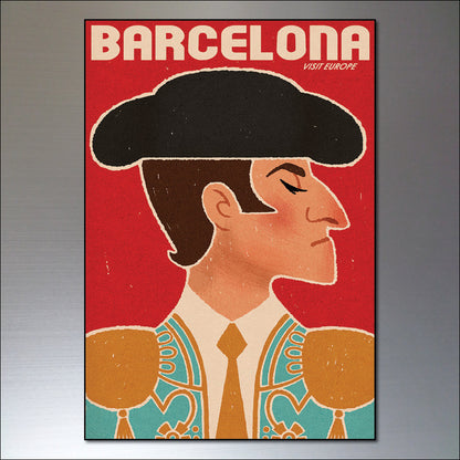 Vintage Travel Poster Fridge Magnets | Set of 8 | No.3
