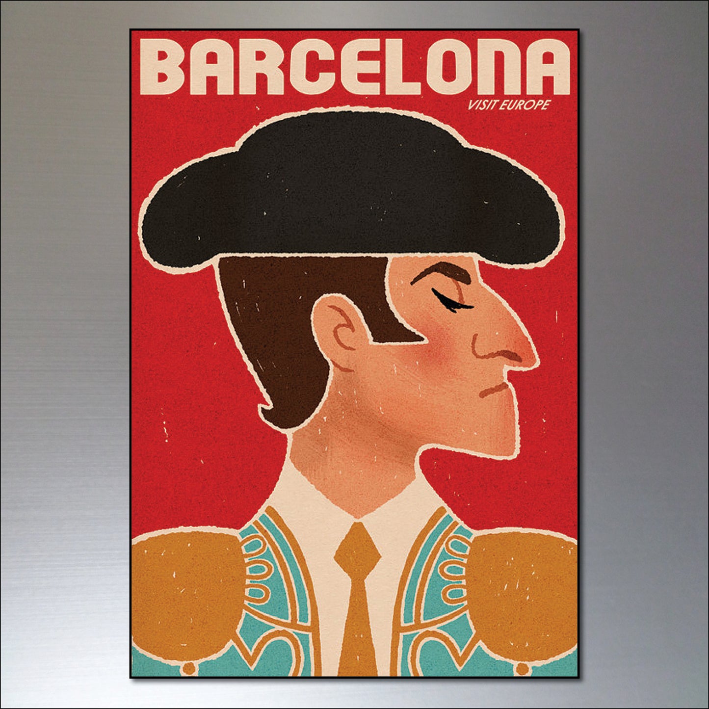 Vintage Travel Poster Fridge Magnets | Set of 8 | No.2