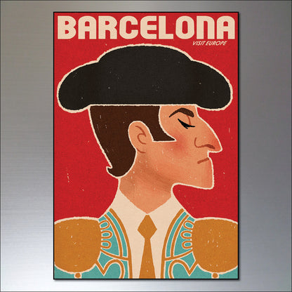 Vintage Travel Poster Fridge Magnets | Set of 8 | No.2