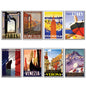 Vintage Travel Poster Fridge Magnets | Set of 8 | No.4