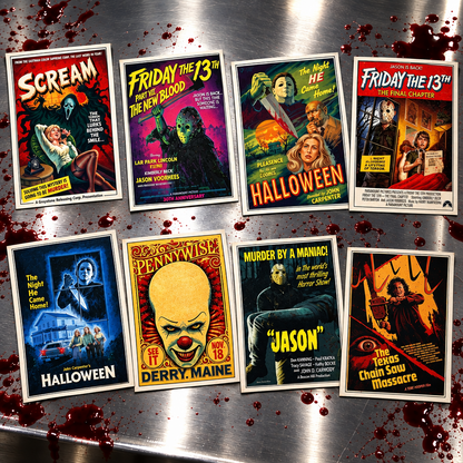 Vintage Classic Horror Film Poster Postcards | Pack of 8 | No.6