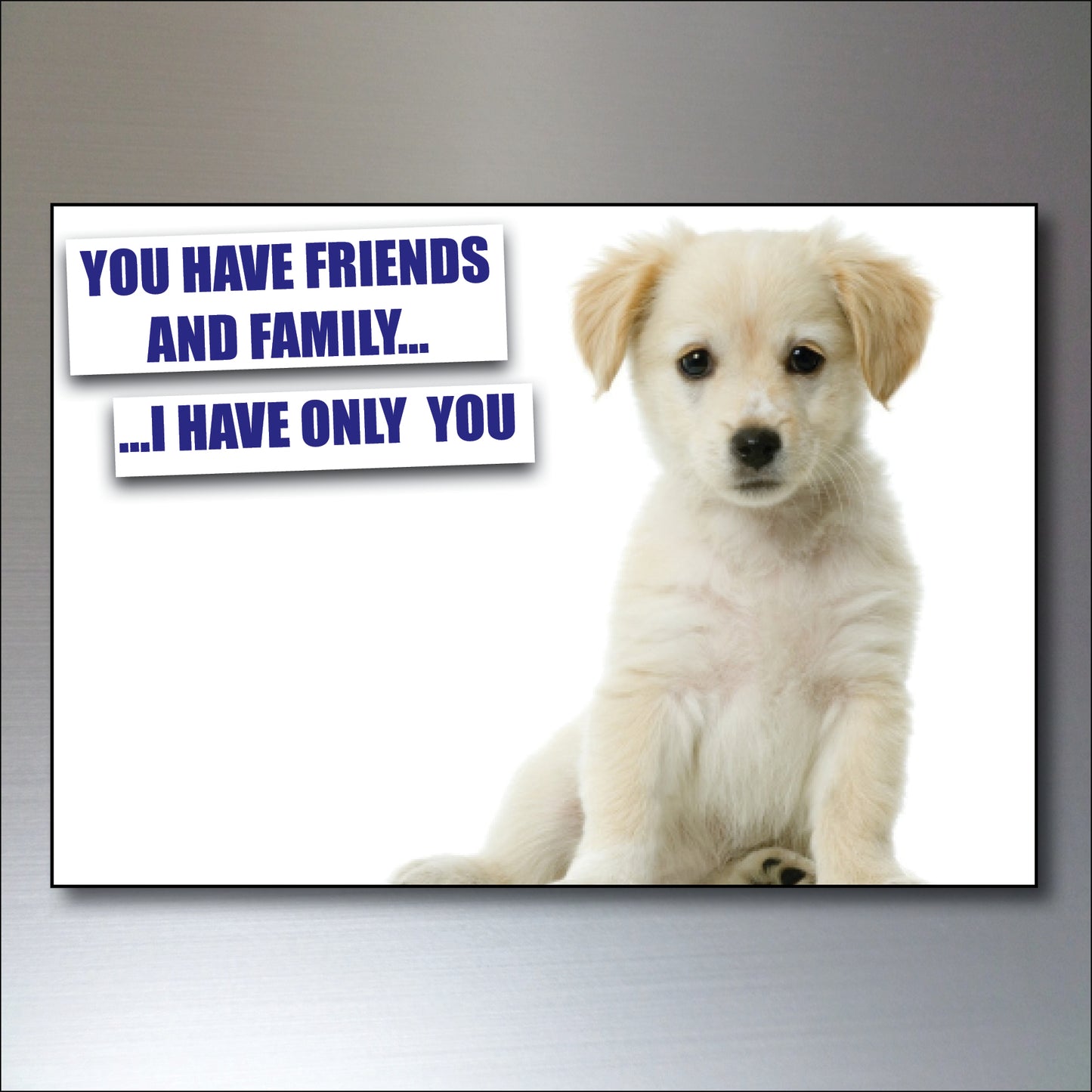 Dog & Human Bond Quotes | Fridge Magnets | Set of 8