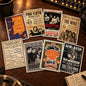 Vintage 1960s–70s Music Poster Art Postcards | Pack of 8 | No.1