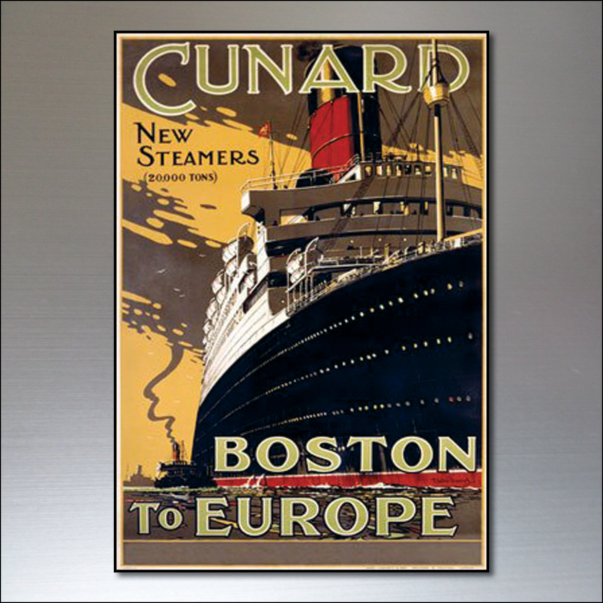 Vintage Travel Poster Fridge Magnets | Set of 8 | No.1