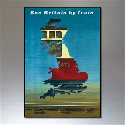 Vintage Travel Poster Fridge Magnets | Set of 8 | No.1