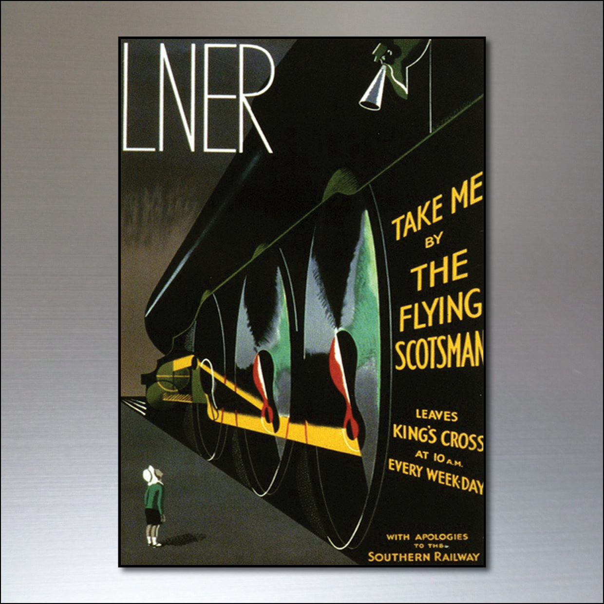 Vintage Travel Poster Fridge Magnets | Set of 8 | No.1