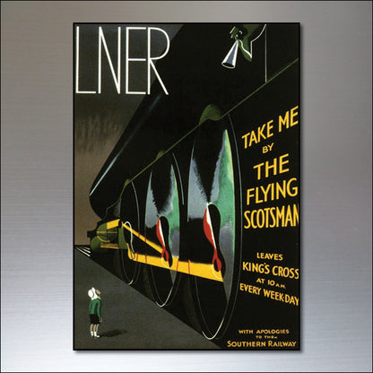 Vintage Travel Poster Fridge Magnets | Set of 8 | No.1