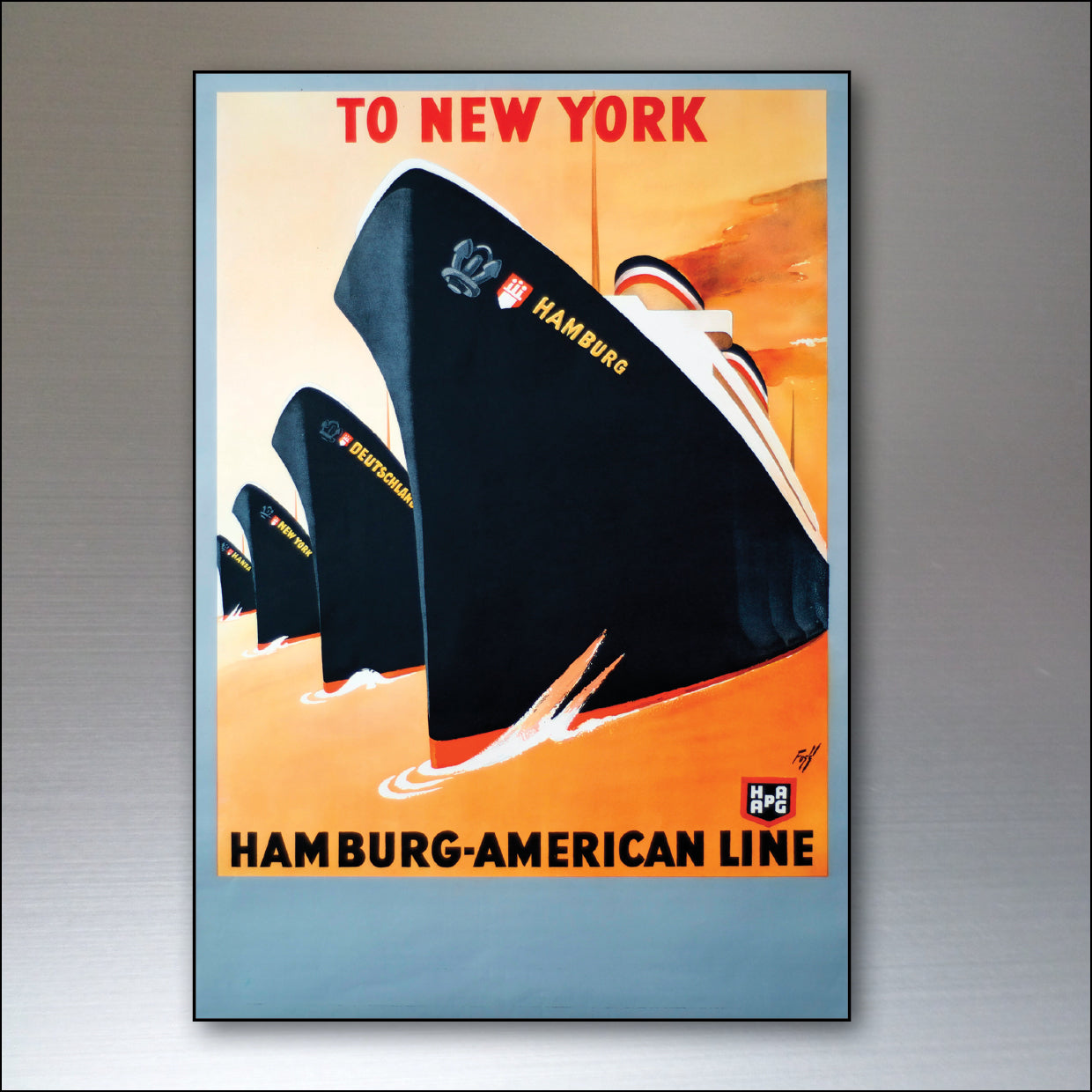 Vintage Travel Poster Fridge Magnets | Set of 8 | No.5
