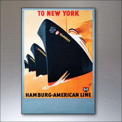 Vintage Travel Poster Fridge Magnets | Set of 8 | No.5