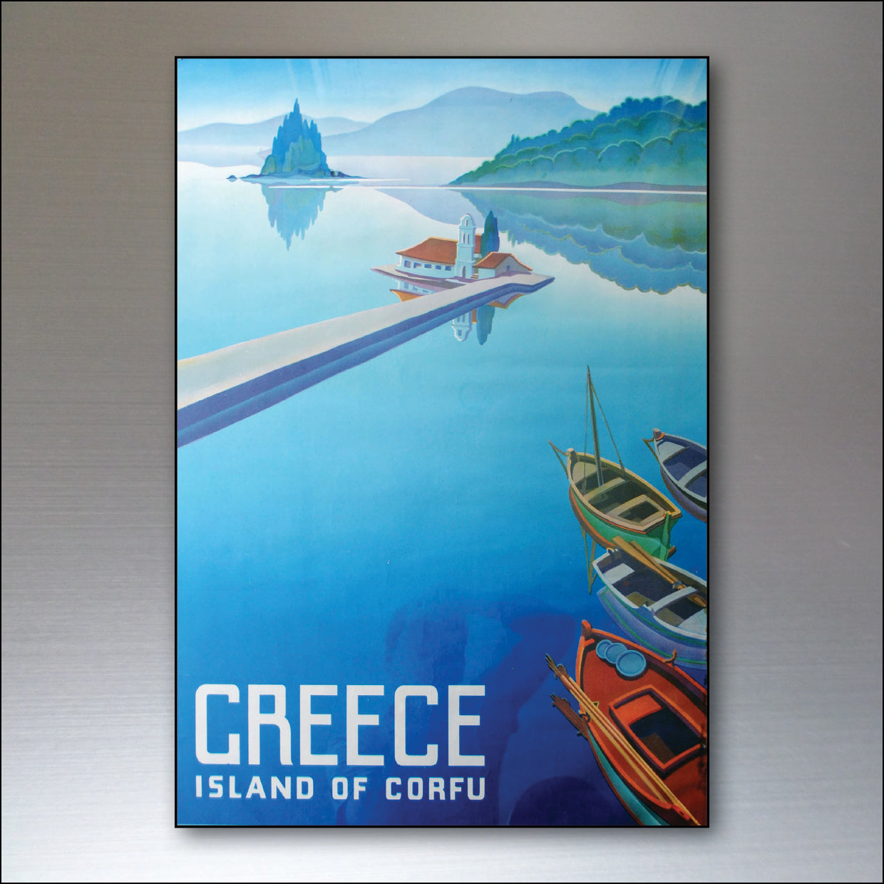 Vintage Travel Poster Fridge Magnets | Set of 8 | No.5