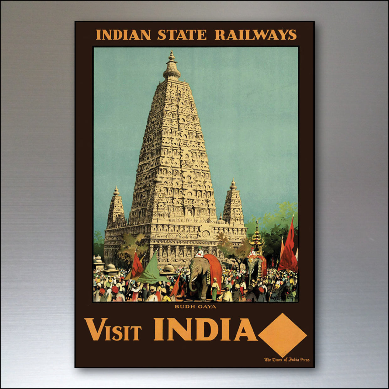 Vintage Travel Poster Fridge Magnets | Set of 8 | No.5