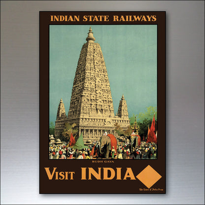 Vintage Travel Poster Fridge Magnets | Set of 8 | No.5