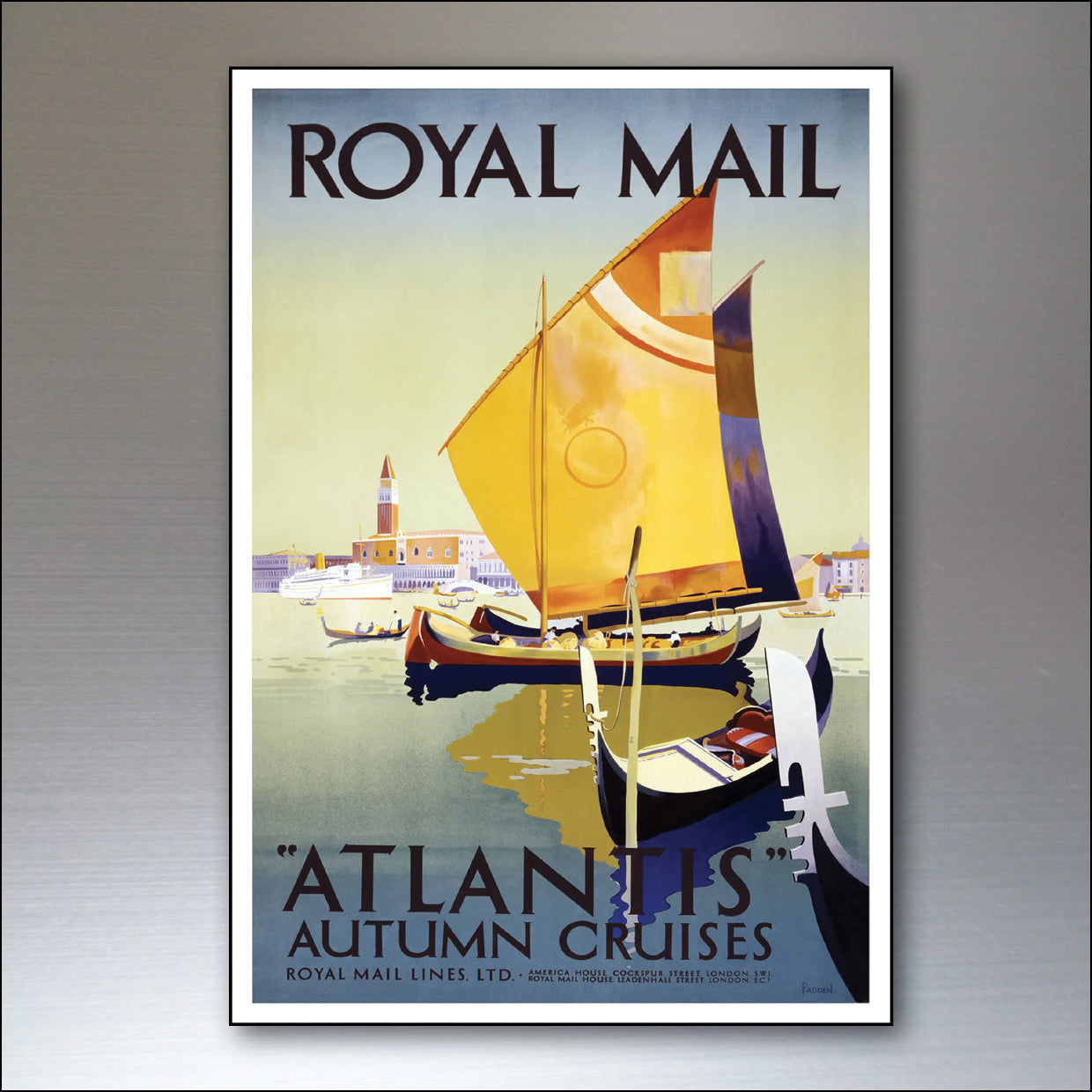 Vintage Travel Poster Fridge Magnets | Set of 8 | No.5