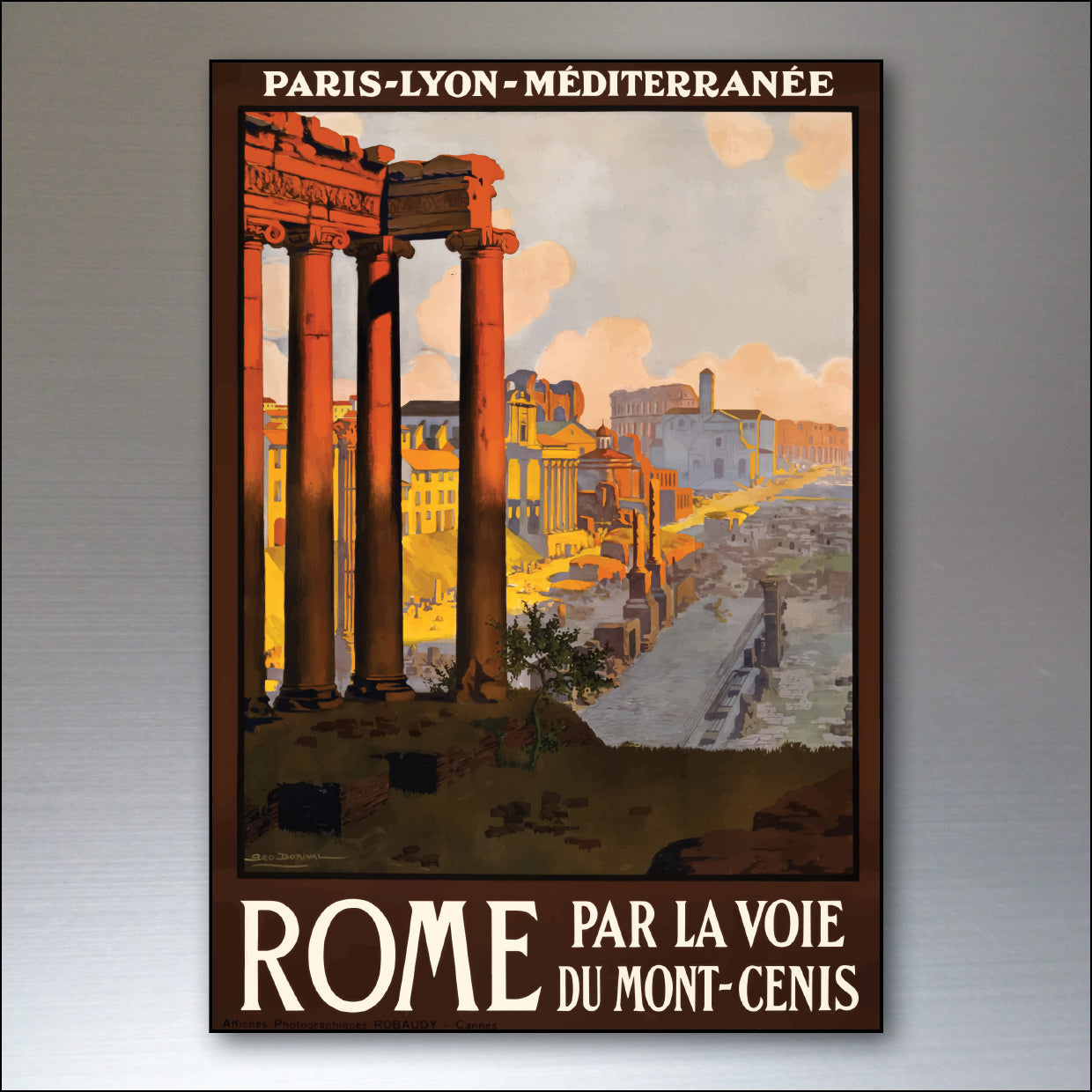 Vintage Travel Poster Fridge Magnets | Set of 8 | No.5
