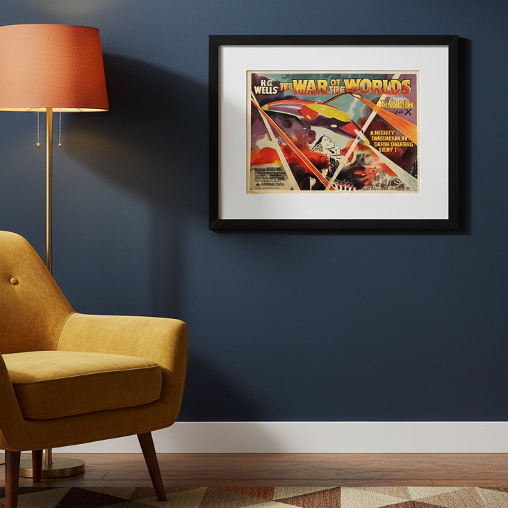 The War of the Worlds 1953 Movie Poster Print A3 | Paramount Vintage Sci-Fi
