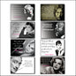 Vintage Celebrity Inspirational Quote Fridge Magnets Set of 8 | Motivational Gift | No.1