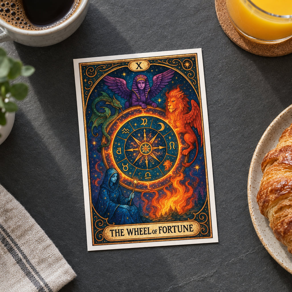 Vintage Retro Tarot Card Postcards | Pack of 8 | No.6