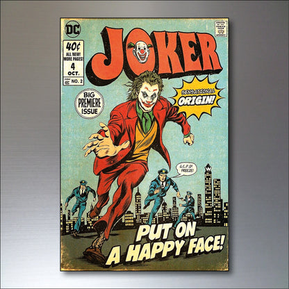 Vintage Superhero & Villain Comic Fridge Magnets | Set of 8