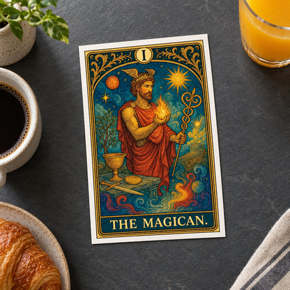 Vintage Retro Tarot Card Postcards | Pack of 8 | No.6