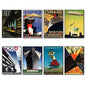 Vintage Travel Poster Fridge Magnets | Set of 8 | No.1