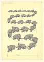 Babar the Elephant A3 Luxury Satin Art Print | Classic Children's Illustration | No.1