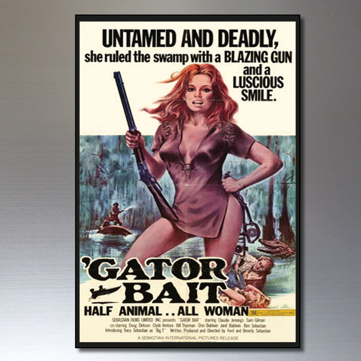 Classic B Movie Film Poster Fridge Magnets | Set of 8 | No.1