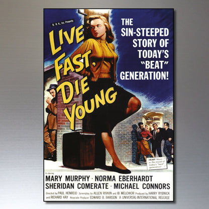 Classic B Movie Film Poster Fridge Magnets | Set of 8 | No.1