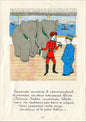 Babar the Elephant Satin Art Print | Children's Illustration | No.5
