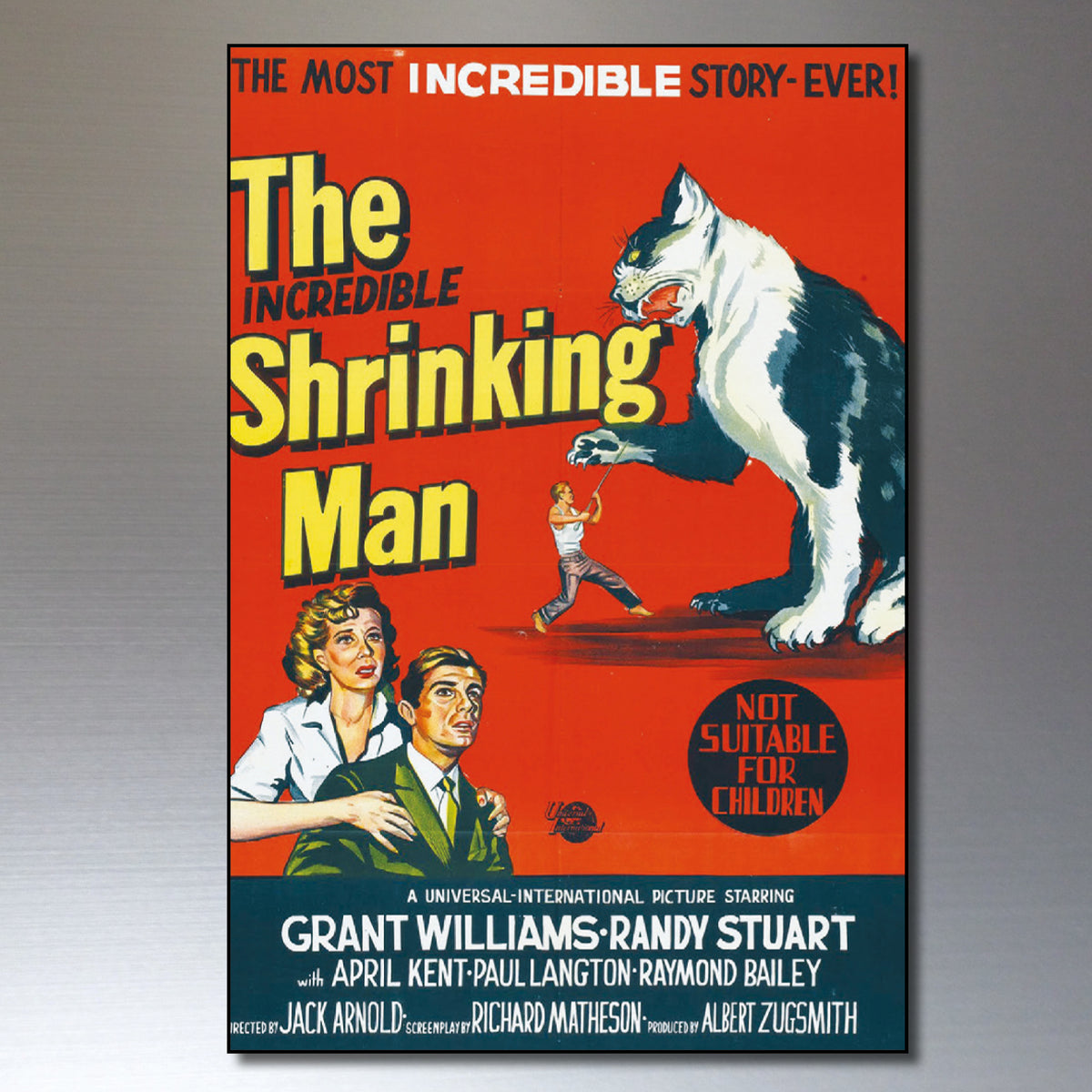 Classic B Movie Film Poster Fridge Magnets | Set of 8 | No.1