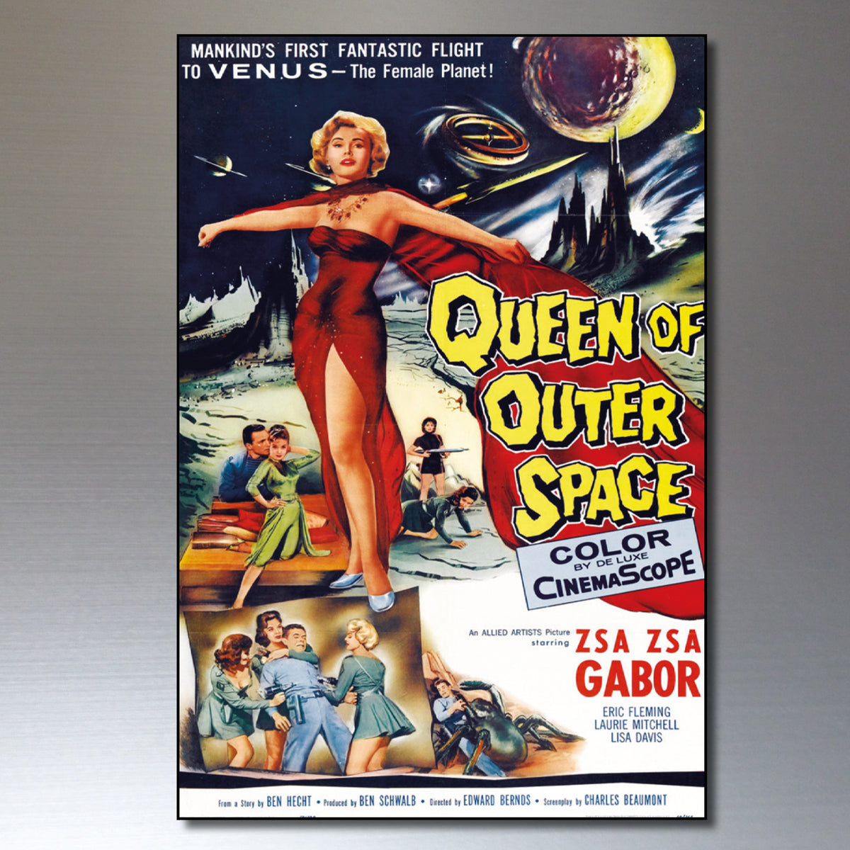 Classic B Movie Film Poster Fridge Magnets | Set of 8 | No.1