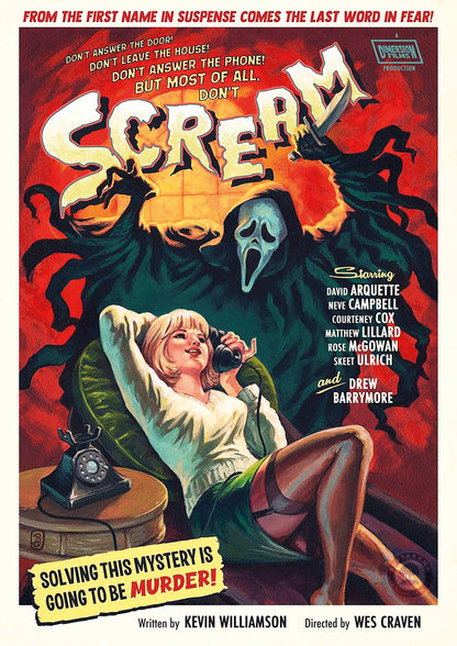 Vintage Horror Movie Posters | Digital Download PDF | Set of 8
