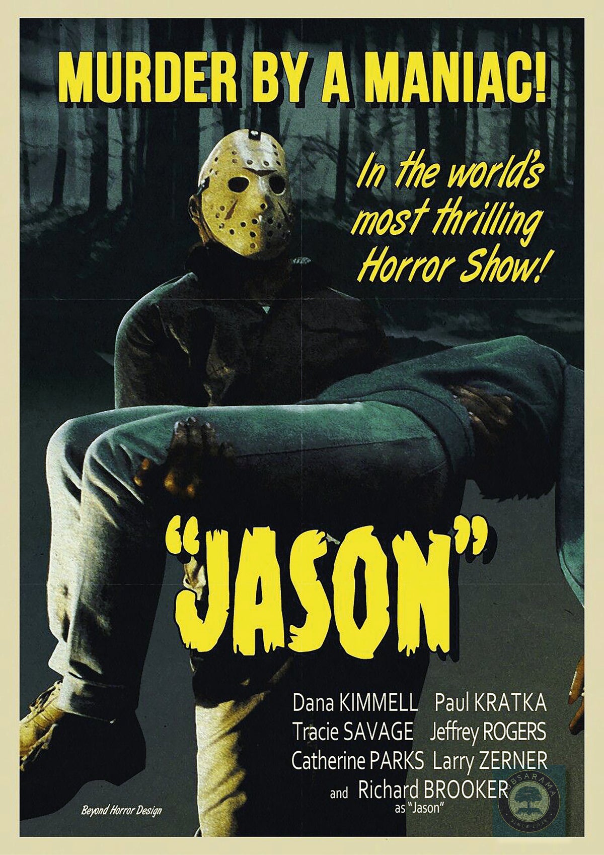 Vintage Horror Movie Posters | Digital Download PDF | Set of 8