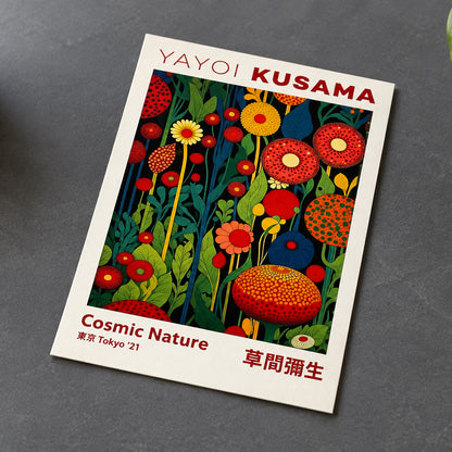Yayoi Kusama-Inspired Polka Dot Art Postcards | Pack of 8