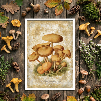 Vintage Victorian Mushroom & Fungi Postcards | Set of 8
