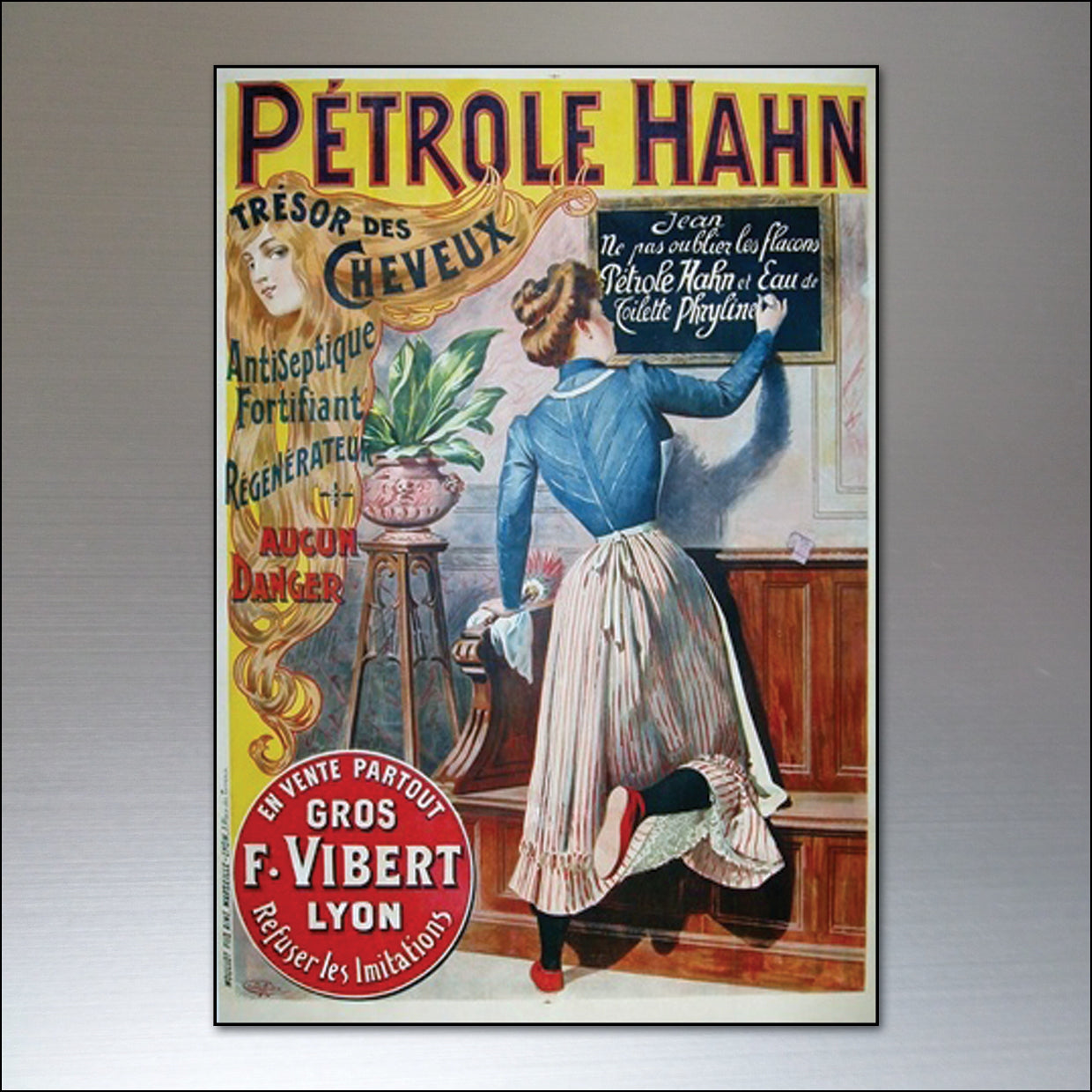 Set of 8 French vintage bohemian advert fridge magnets by Bubbadoodoo, featuring colorful retro designs and nostalgic imagery.