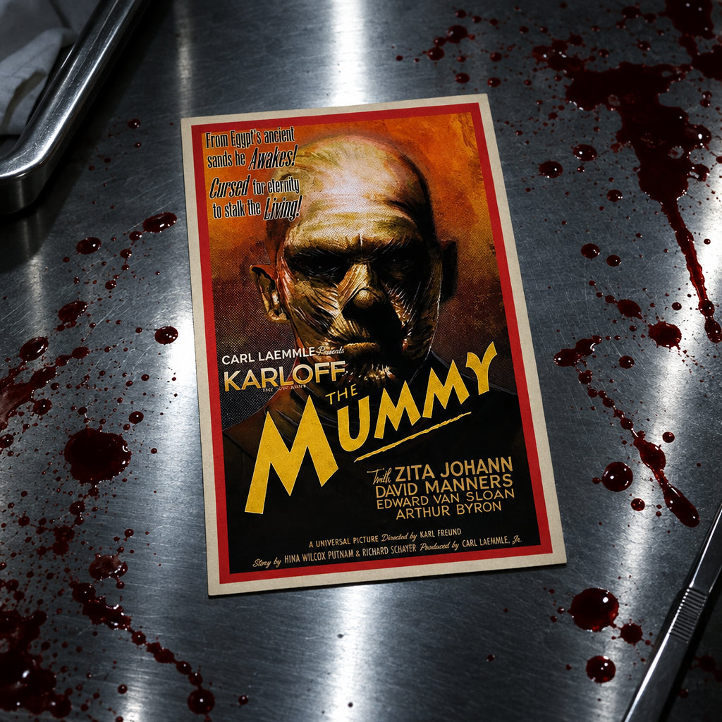 Vintage B-Movie Horror Film Poster Postcards | Pack of 8 | No.2