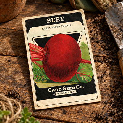 Vintage Gardening Seed Packet Art Postcards | Pack of 8 | No.4