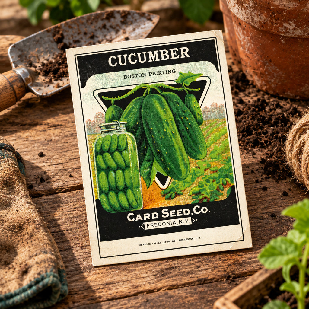 Vintage Gardening Seed Packet Art Postcards | Pack of 8 | No.4