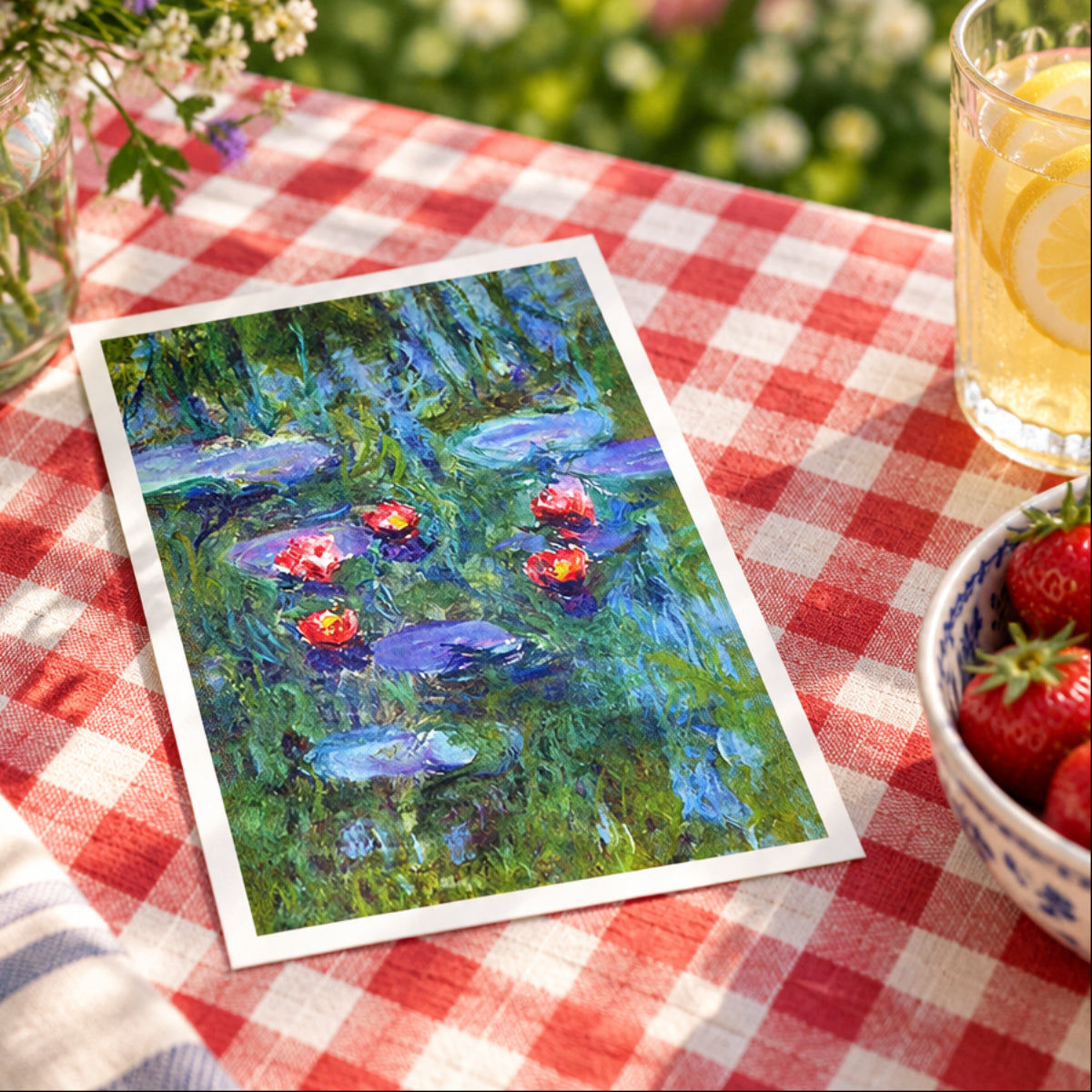 Claude Monet Impressionist Art Postcards | Pack of 8