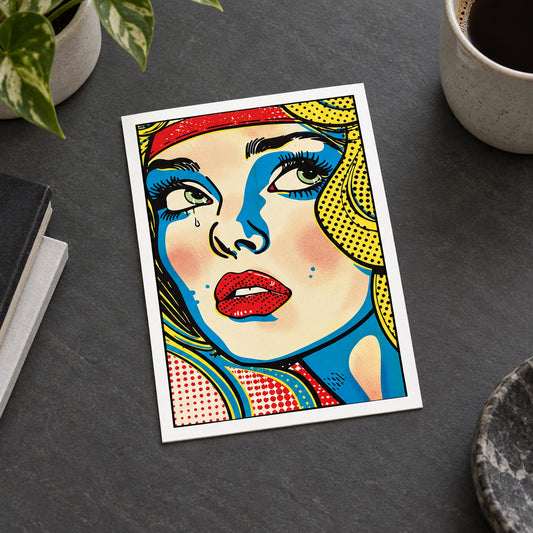Vintage Pop Art Postcards | Bold Colour | Pack of 8