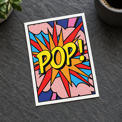 Vintage Pop Art Postcards | Bold Colour | Pack of 8