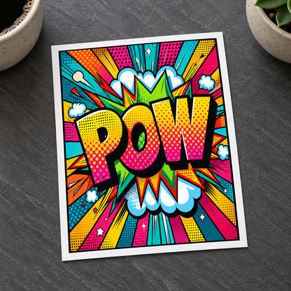 Vintage Pop Art Postcards | Bold Colour | Pack of 8