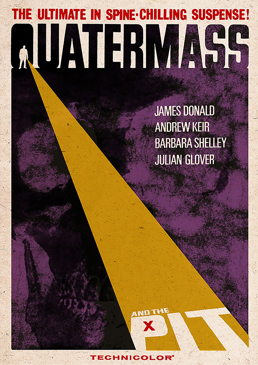 Quatermass and the Pit | Vintage Hammer Horror Movie Print | A3