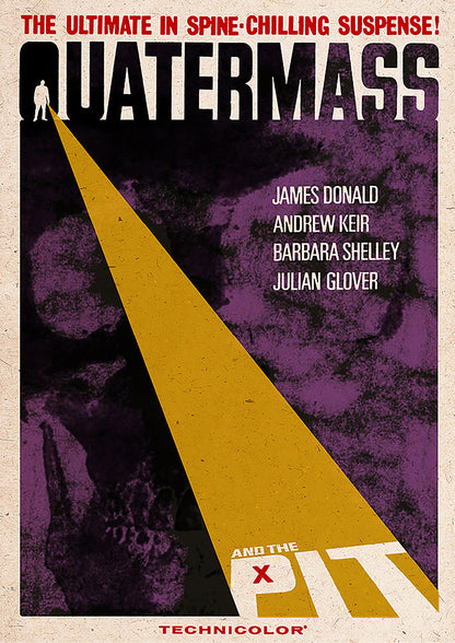 Quatermass and the Pit | Vintage Hammer Horror Movie Print | A3