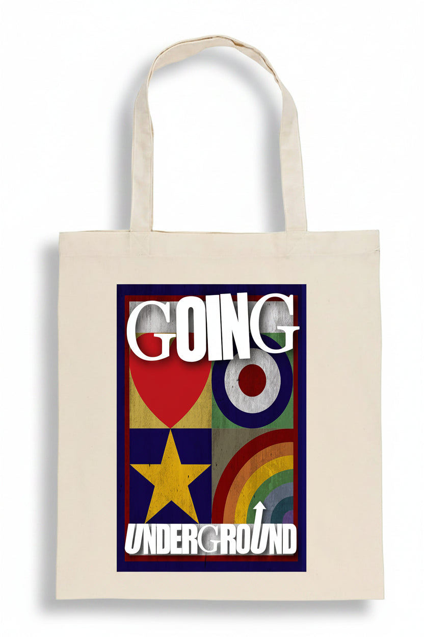 Mod 1960s Music Scene | Cotton Tote Bag | No.2