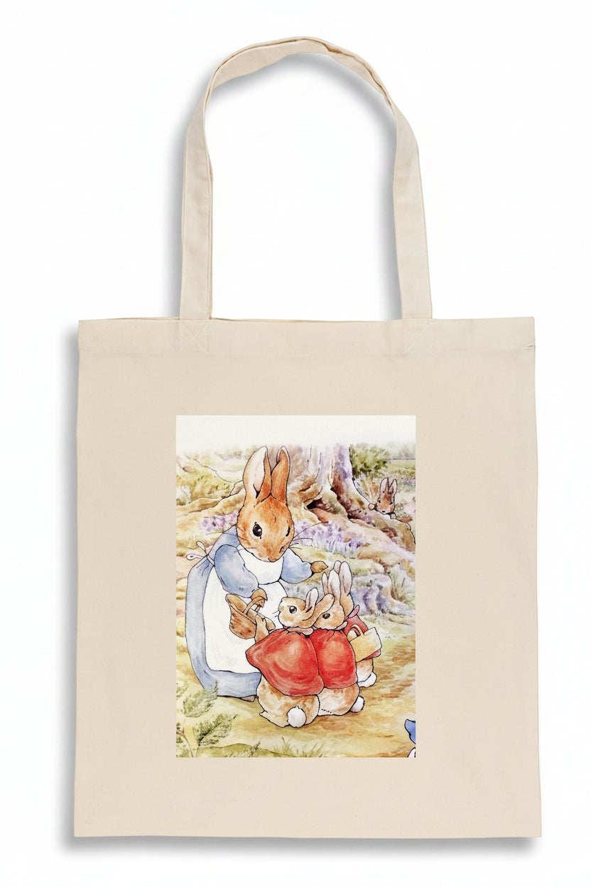 Peter Rabbit Vintage Illustration Tote Bag | Cotton | No.4